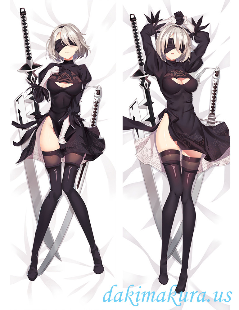 2B - Nier Automata Anime Dakimakura Japanese Hugging Body Pillow Cover